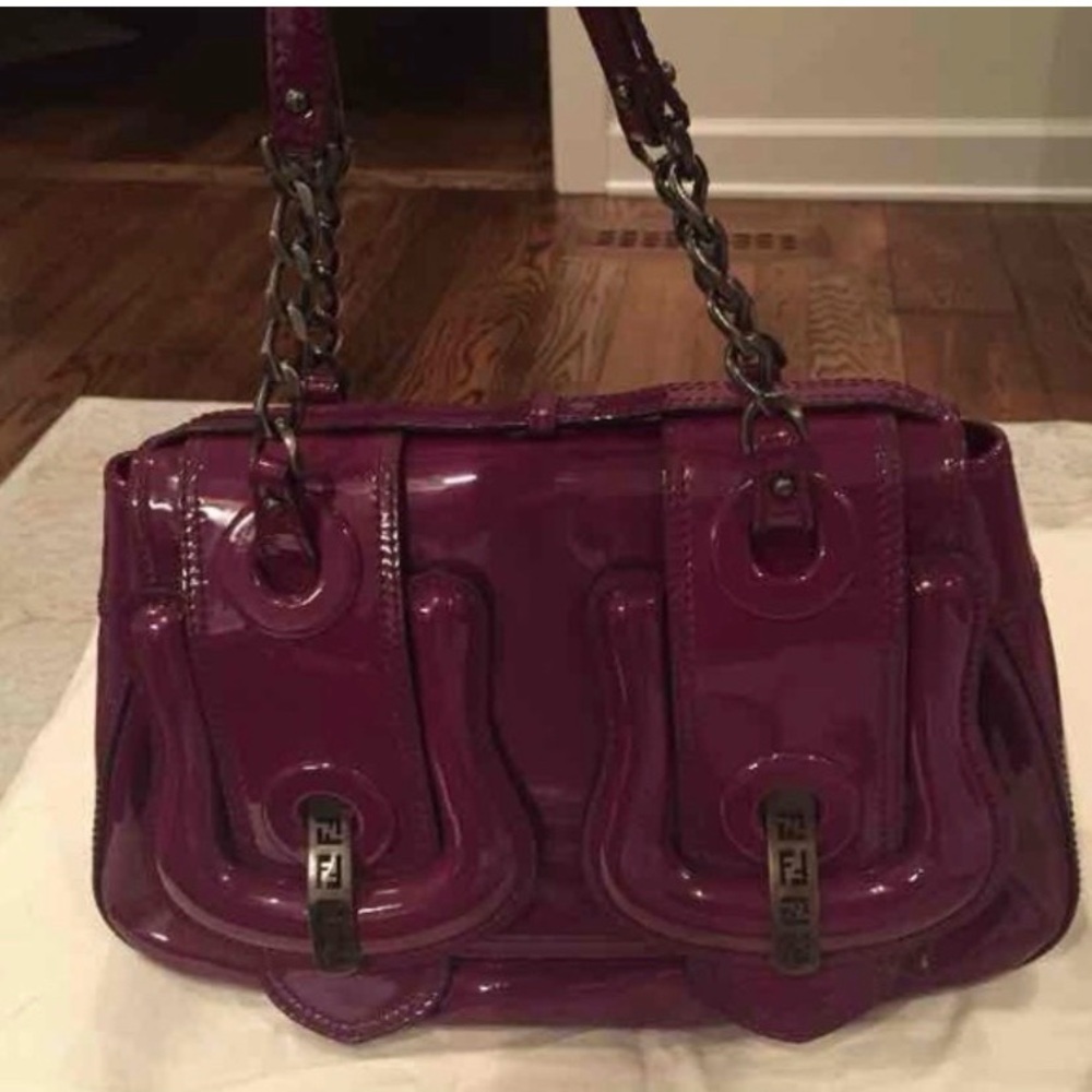 Fendi Glossy Purple Bag
